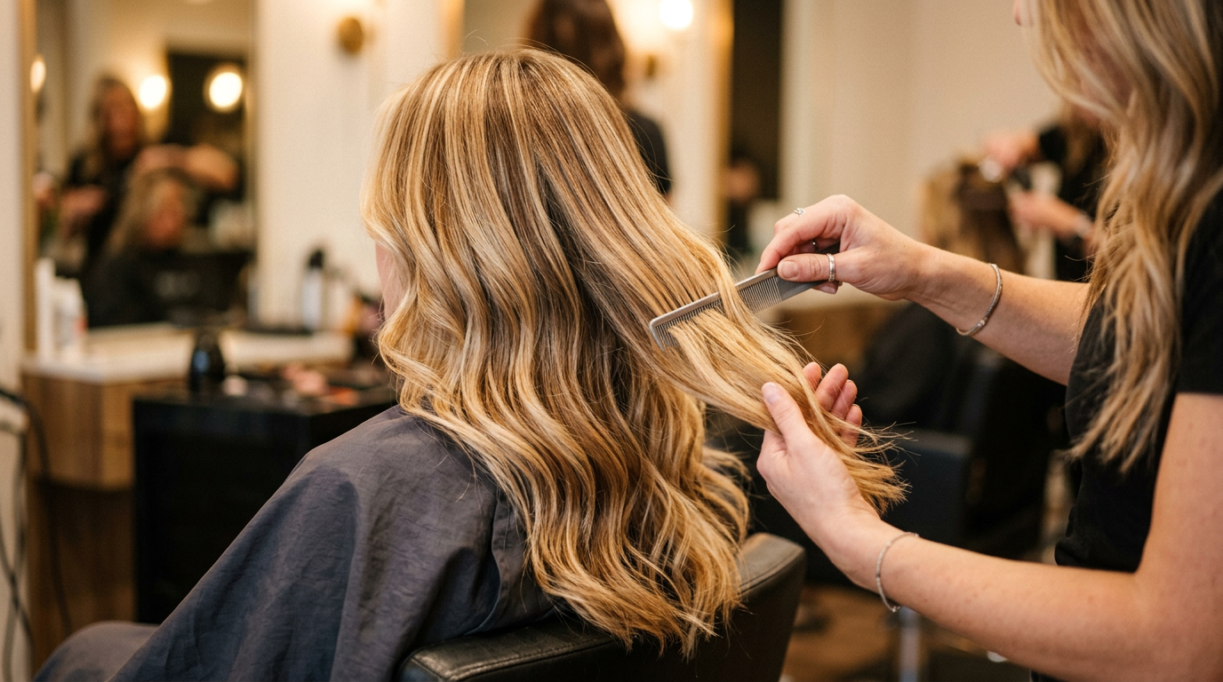 Hair color and styling